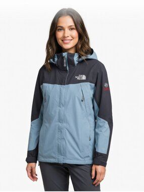 The North Face Summit Series GORE-TEX XCR hooded jacket in blue Gray Women’s S